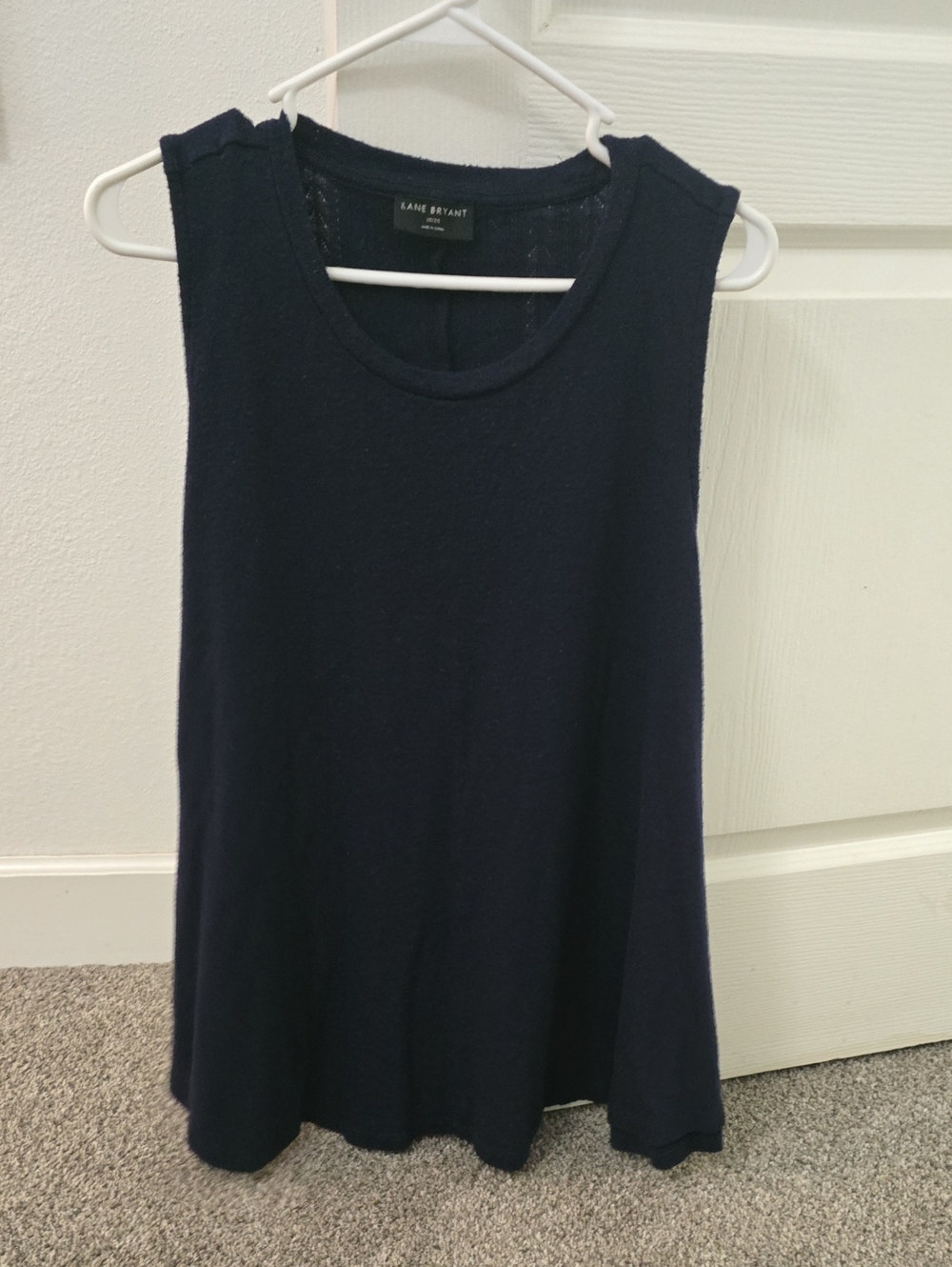 Lane Bryant Navy Sleeveless Swing Tank